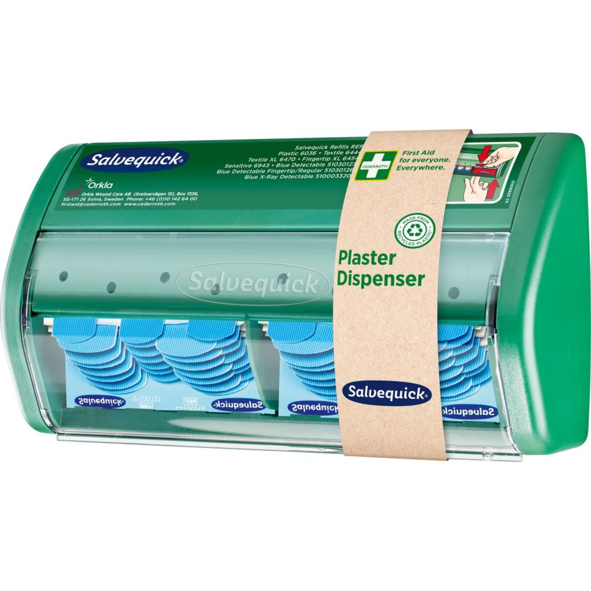 Salvequick Pflasterspend.detektierbar,2x35Pflaster