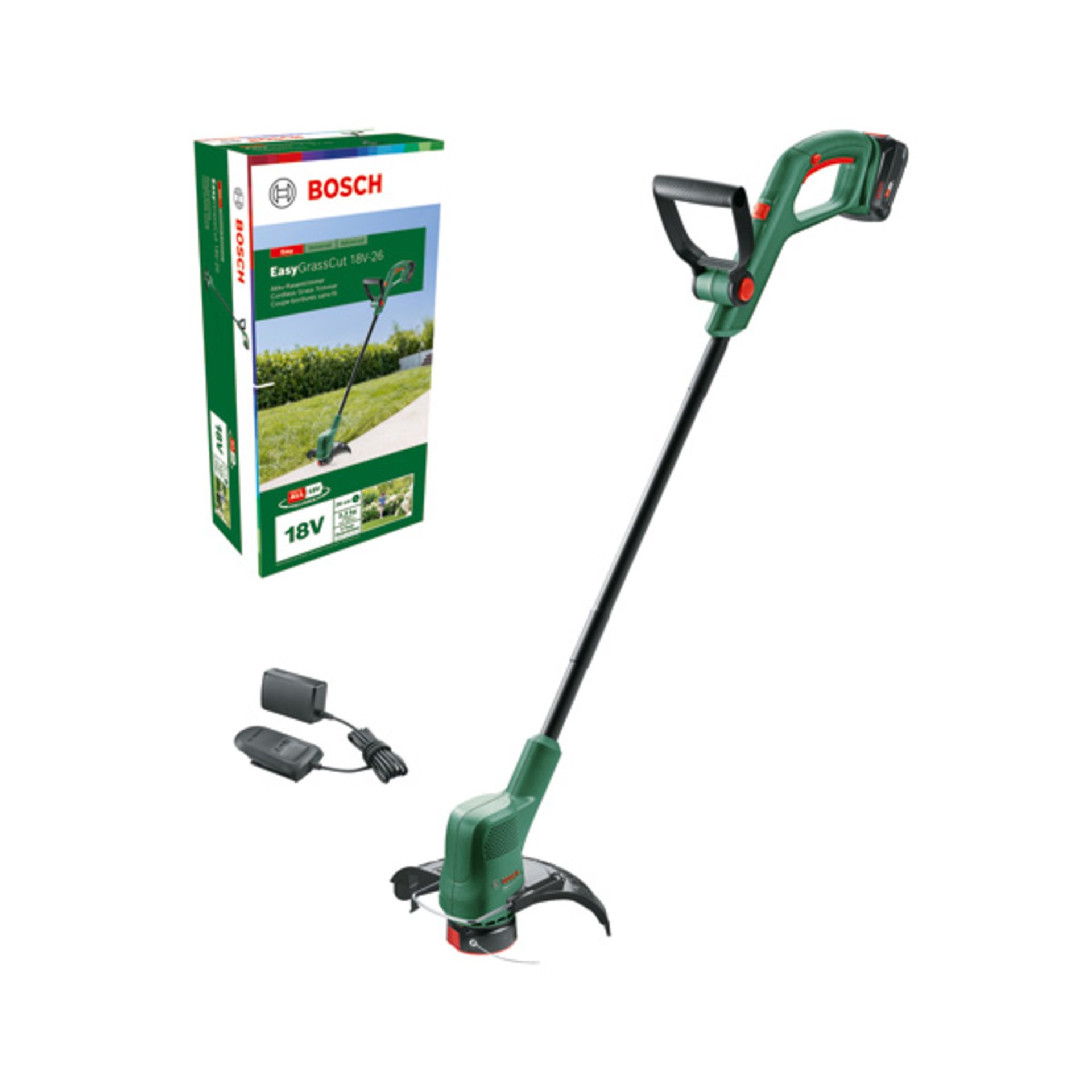 Akku-Rasentrimmer EasyGrassCut 18V-26, 1 x Akku PBA 18V 2.5Ah