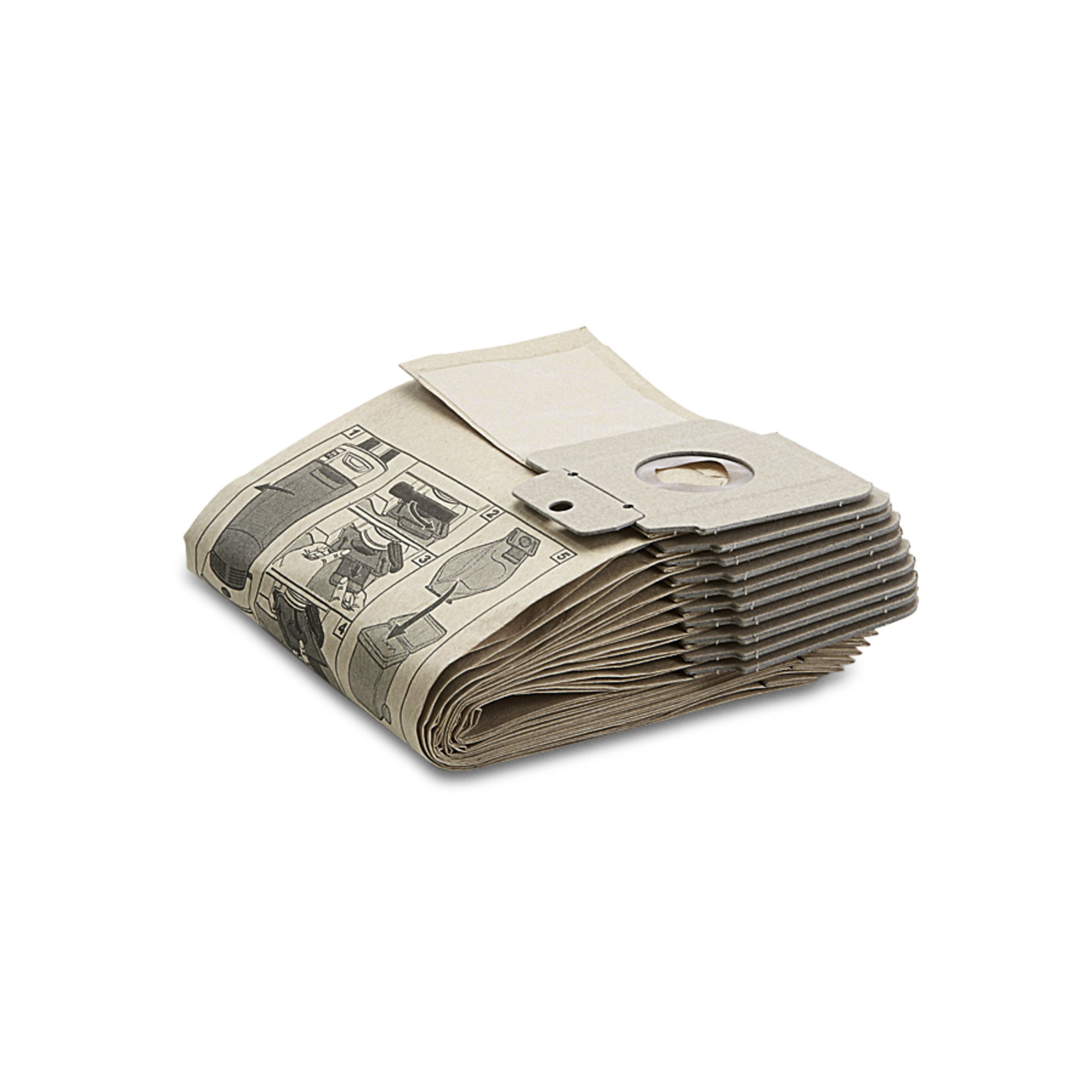 Kärcher Papierfiltertüten 2-lagig  300 St. CV 30/1 - CV 48/2
