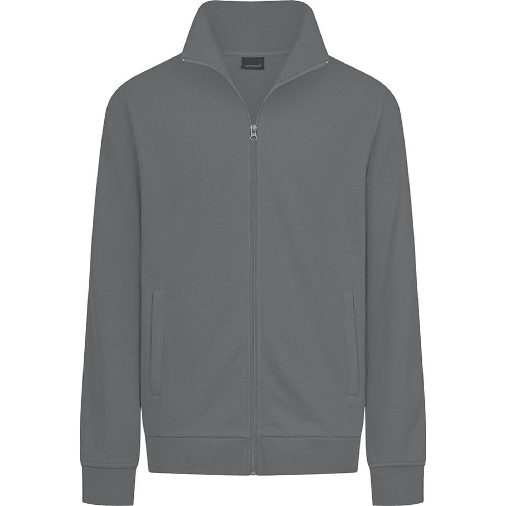 Sweatshirtjacke, Gr. M steelgrey