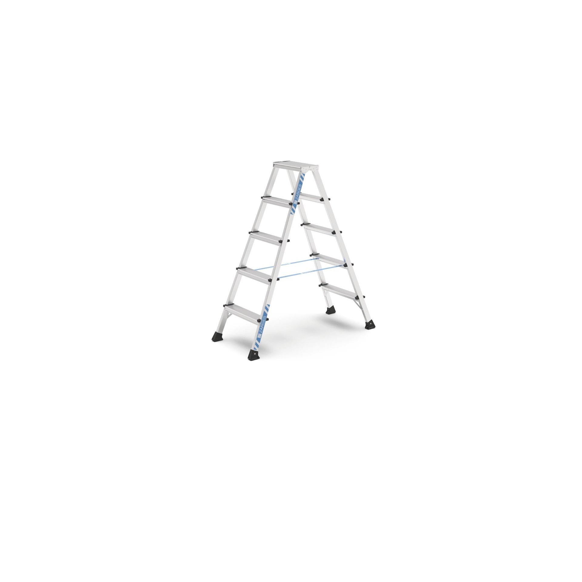 XLstep B - LM-Stufen-Stehleiter 2 x 5 Stufen