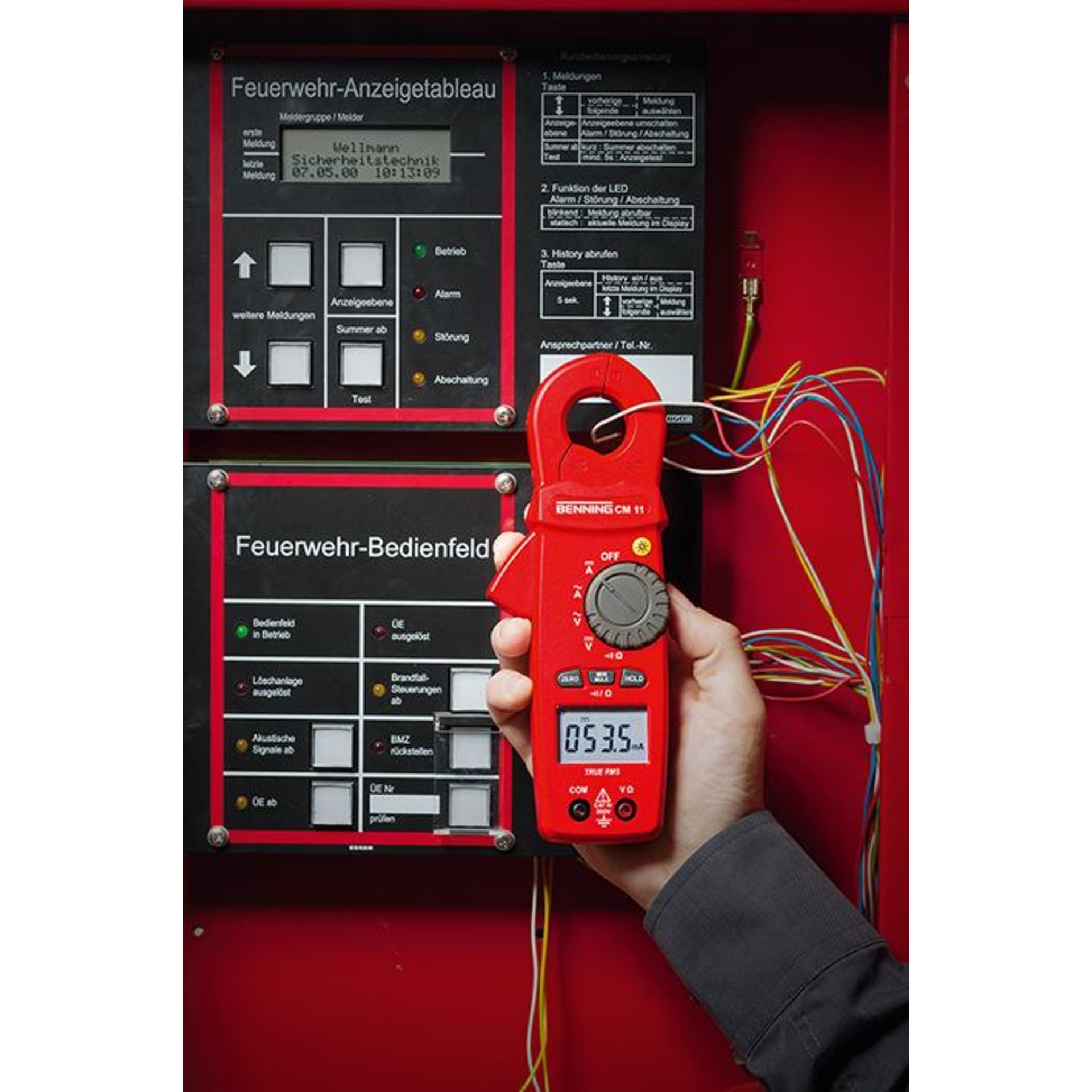 Digital-Stromzangen- Multimeter CM 11 Benning