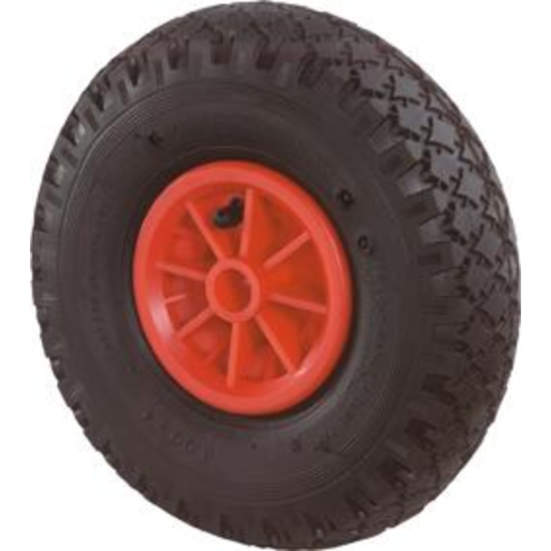 Luftrad D10.200,200mm Gummi schw.,Radk.Kst,GL Rillenprofil BS ROLLEN