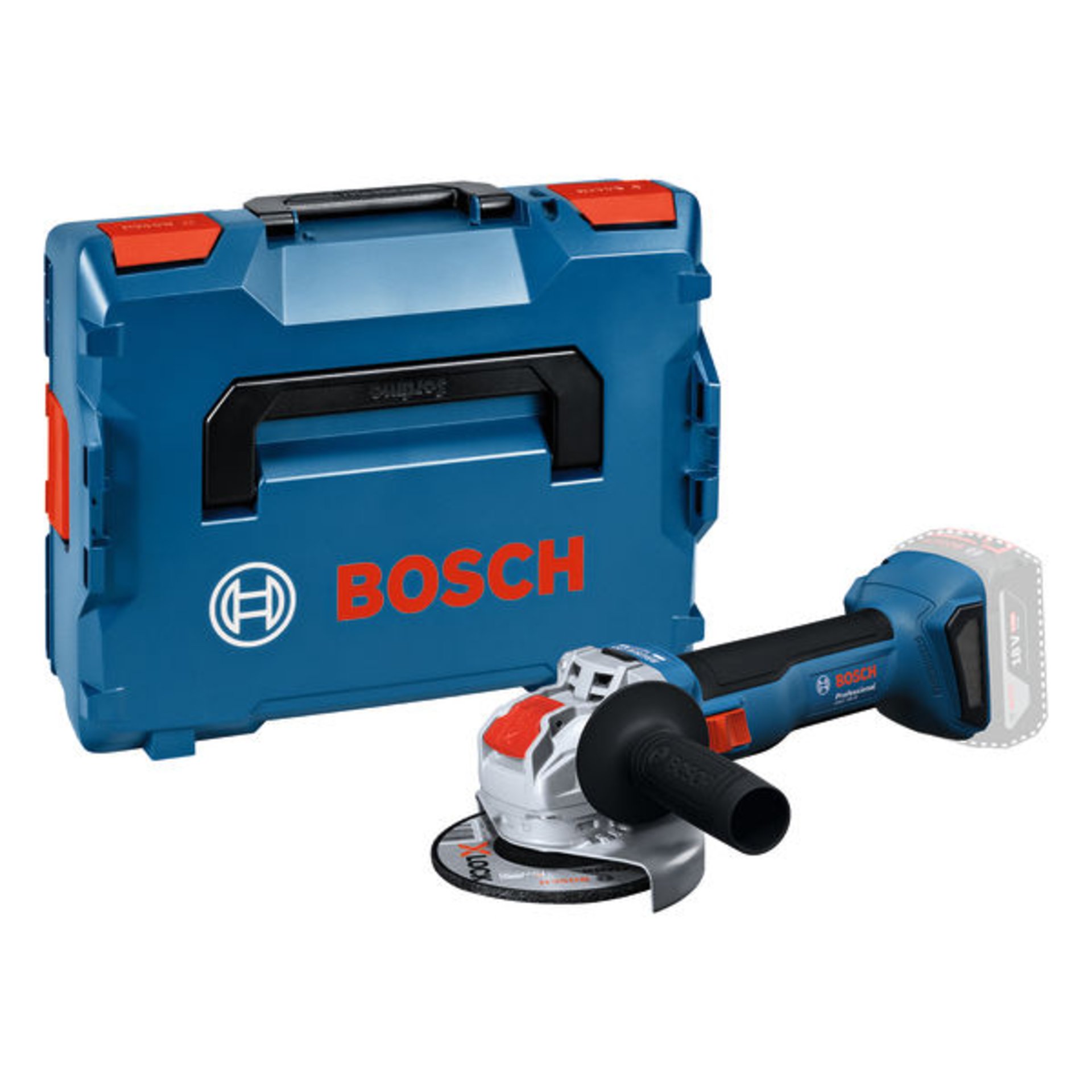 Winkelschleifer mit X-LOCK GWX 18V-8 in L-BOXX