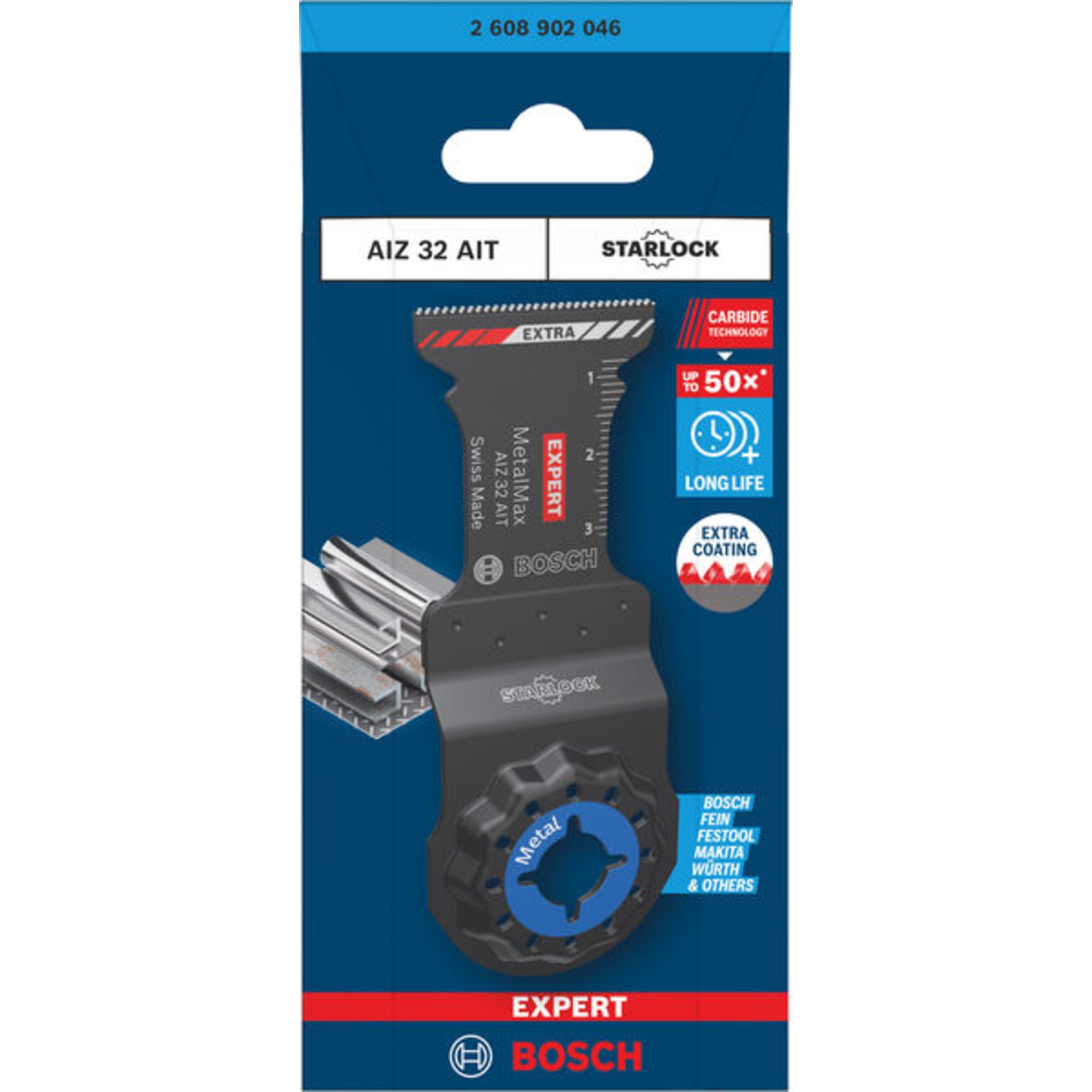 EXPERT AIZ 32 AIT MetalMax Tauchsägeblatt, 32 x 40 mm
