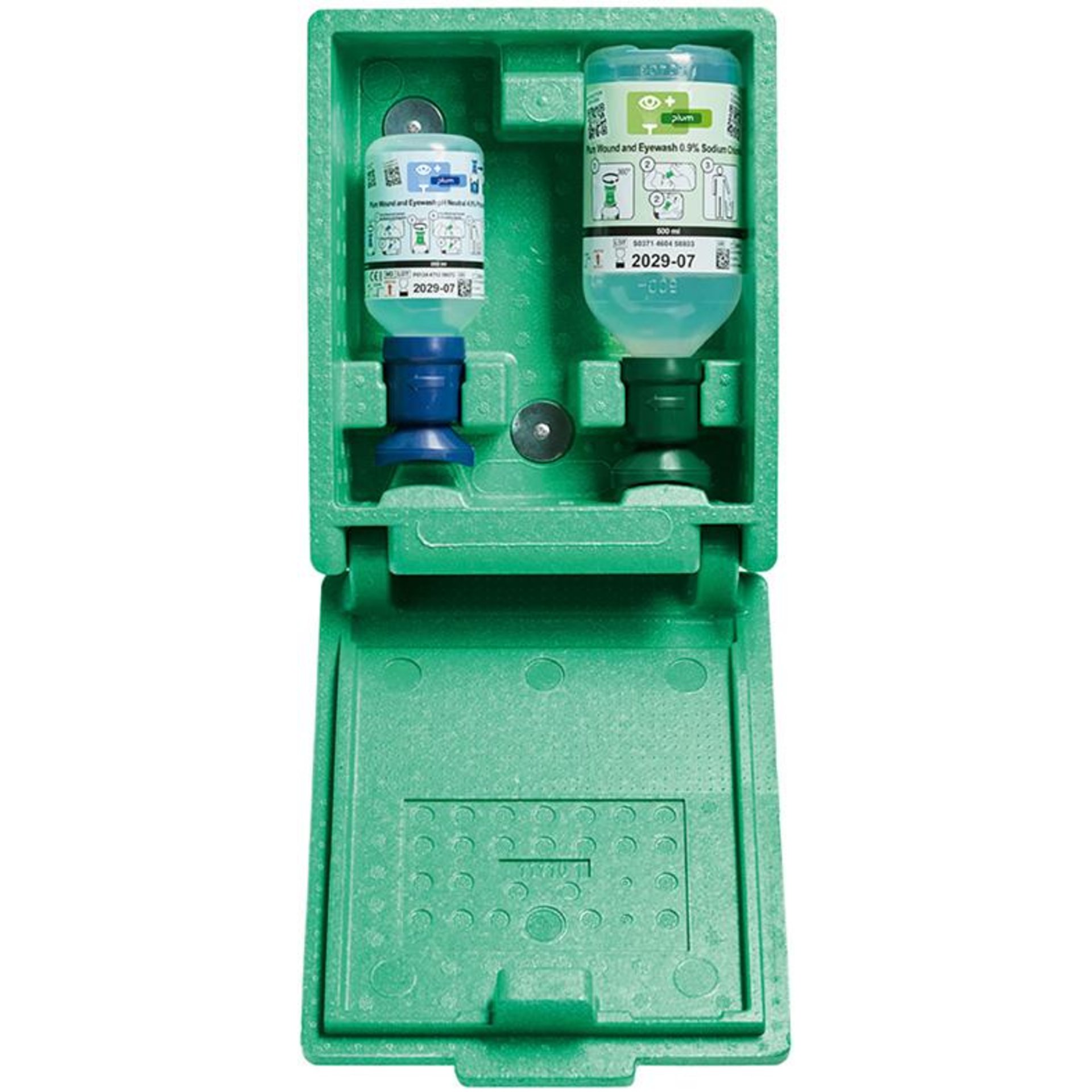 Augennotfallstation inkl.2 Fl(500ml,200ml),Wandbox40