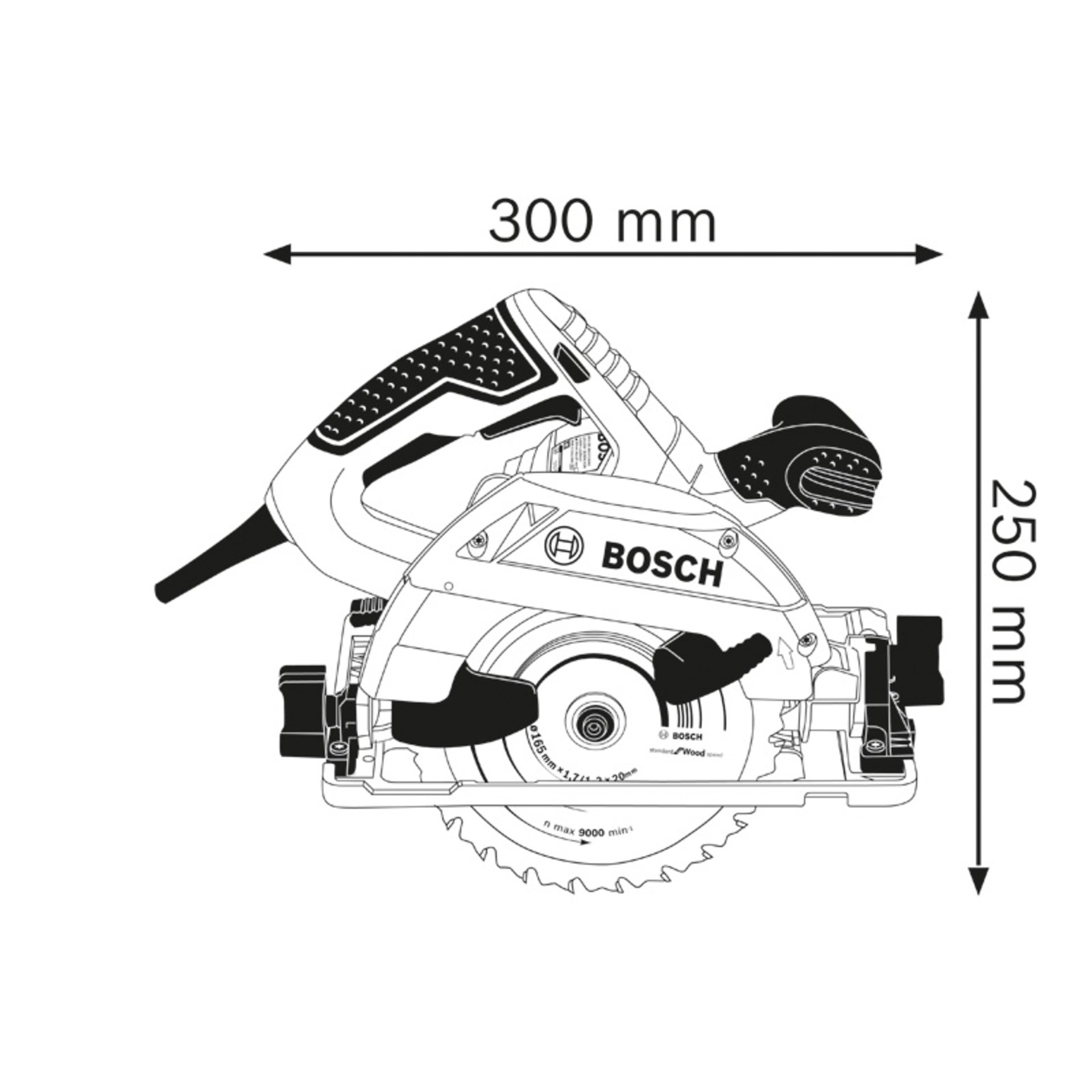 Handkreissäge GKS 55+ GCE + FSN 1400