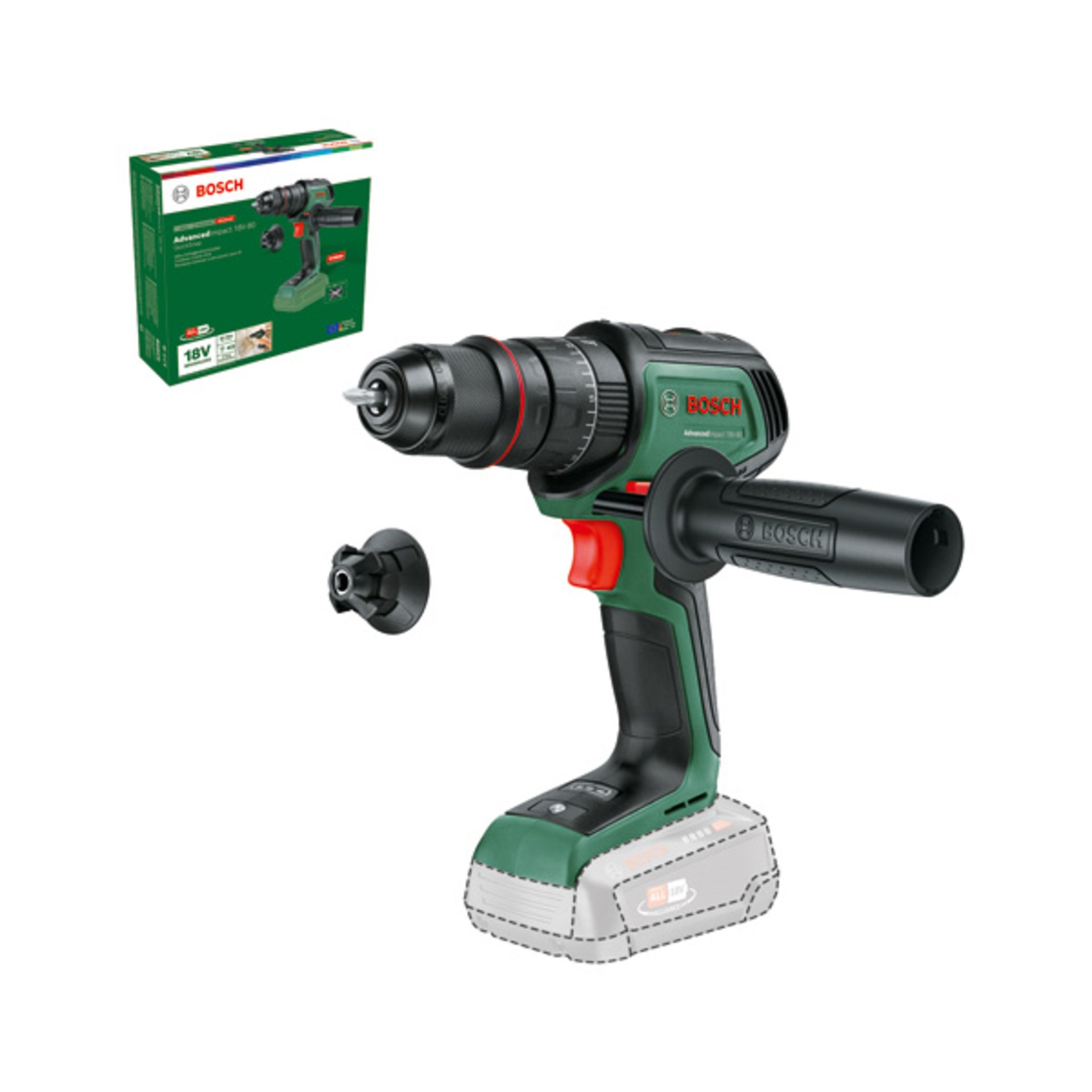 Akku-Schlagbohrmaschine AdvancedImpact 18V-80 QuickSnap