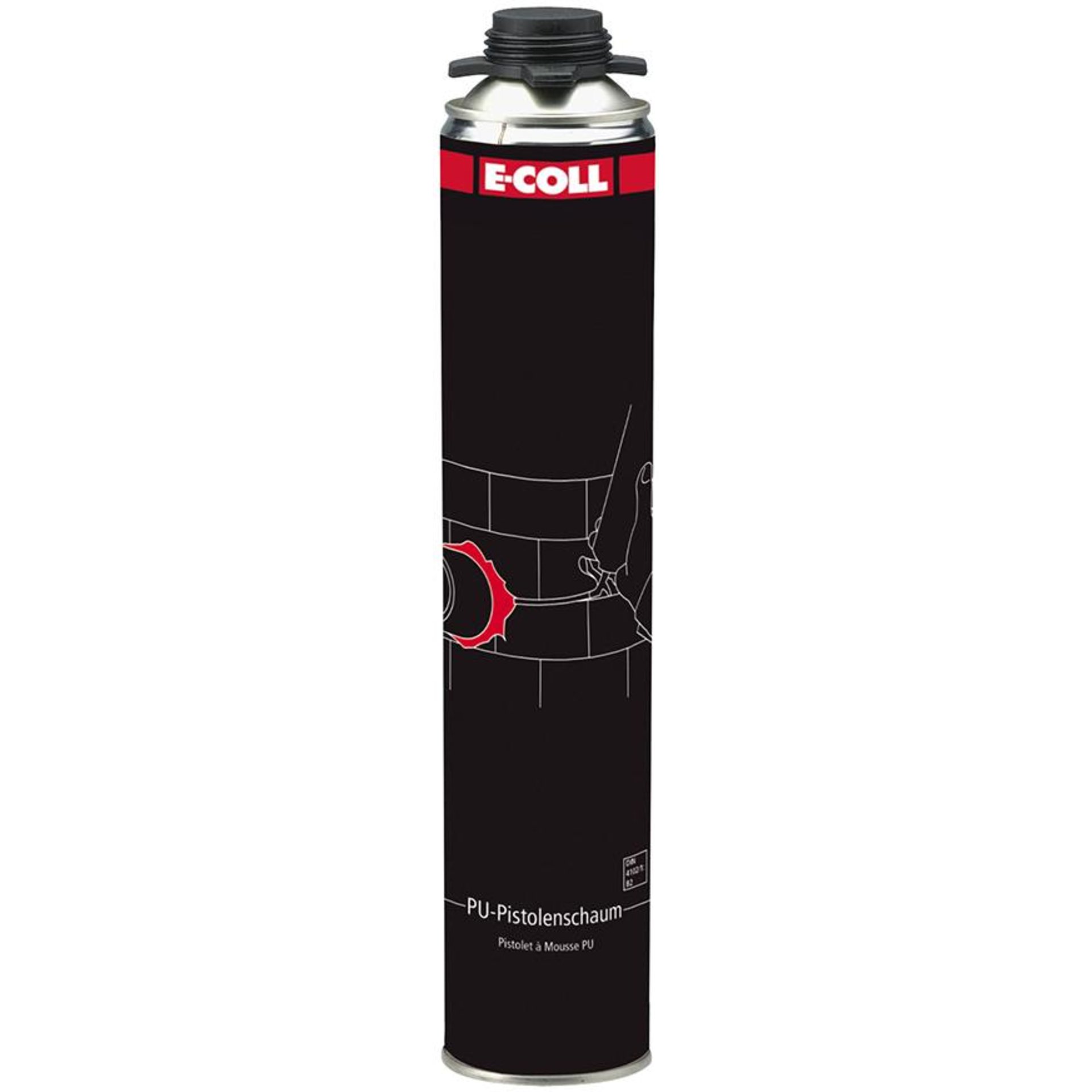 PU-Pistolenschaum B2 750ml (MDI-haltig) E-COLL