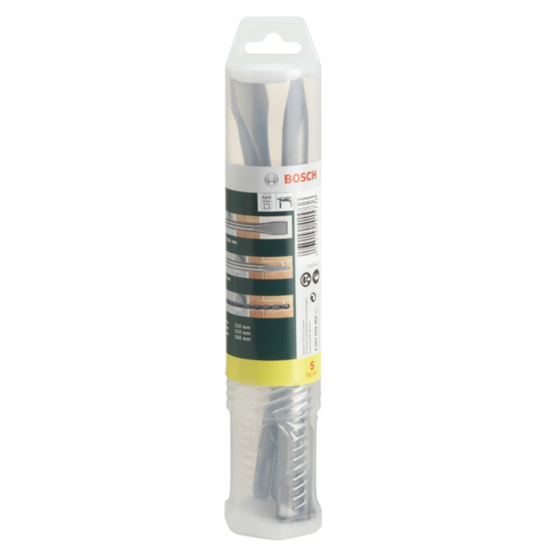 Meißel- und Hammerbohrer-Set mit SDS plus, 5-teilig, 5 - 8