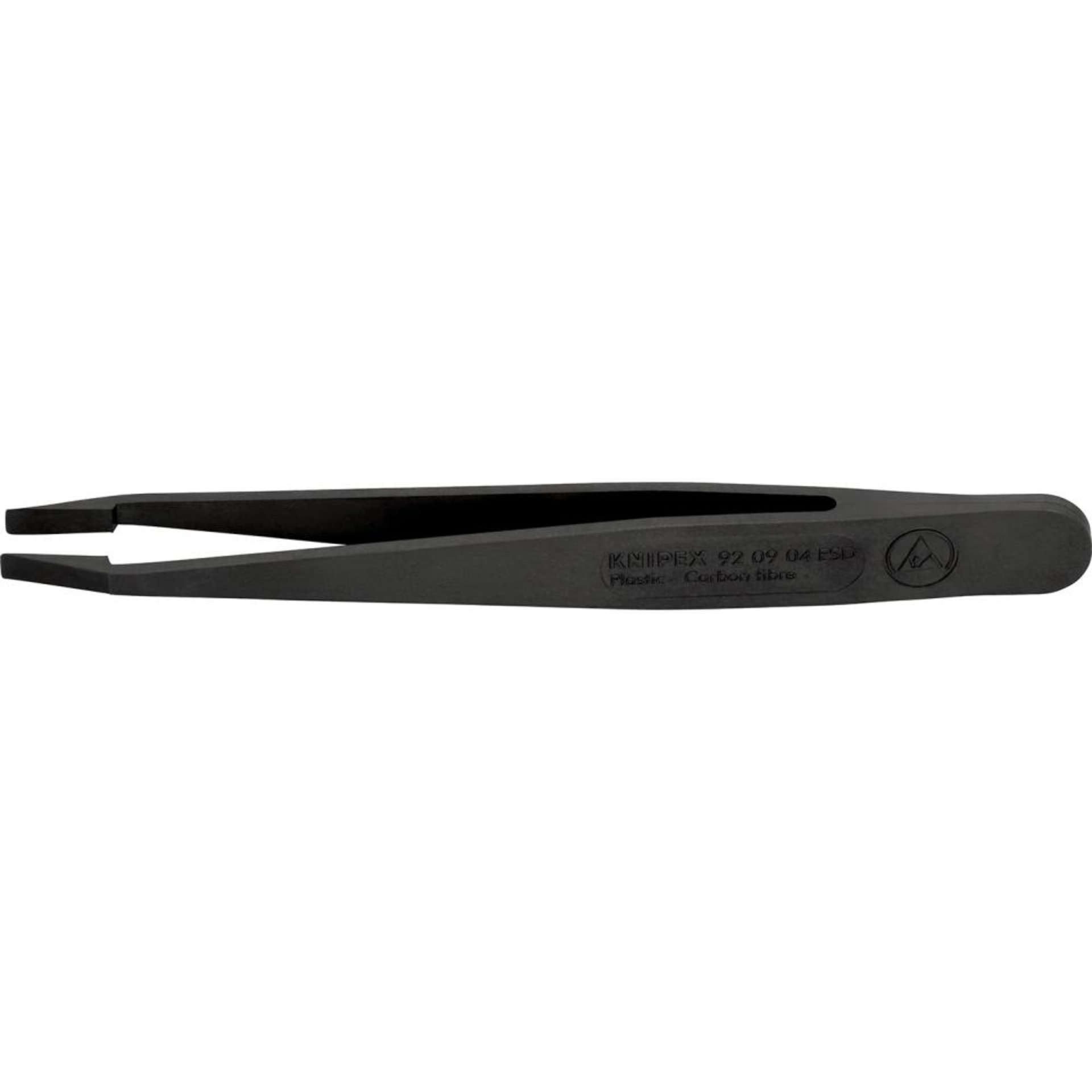 Kunststoffpinzette ESD, schwarz 92 09 04 ESD KNIPEX