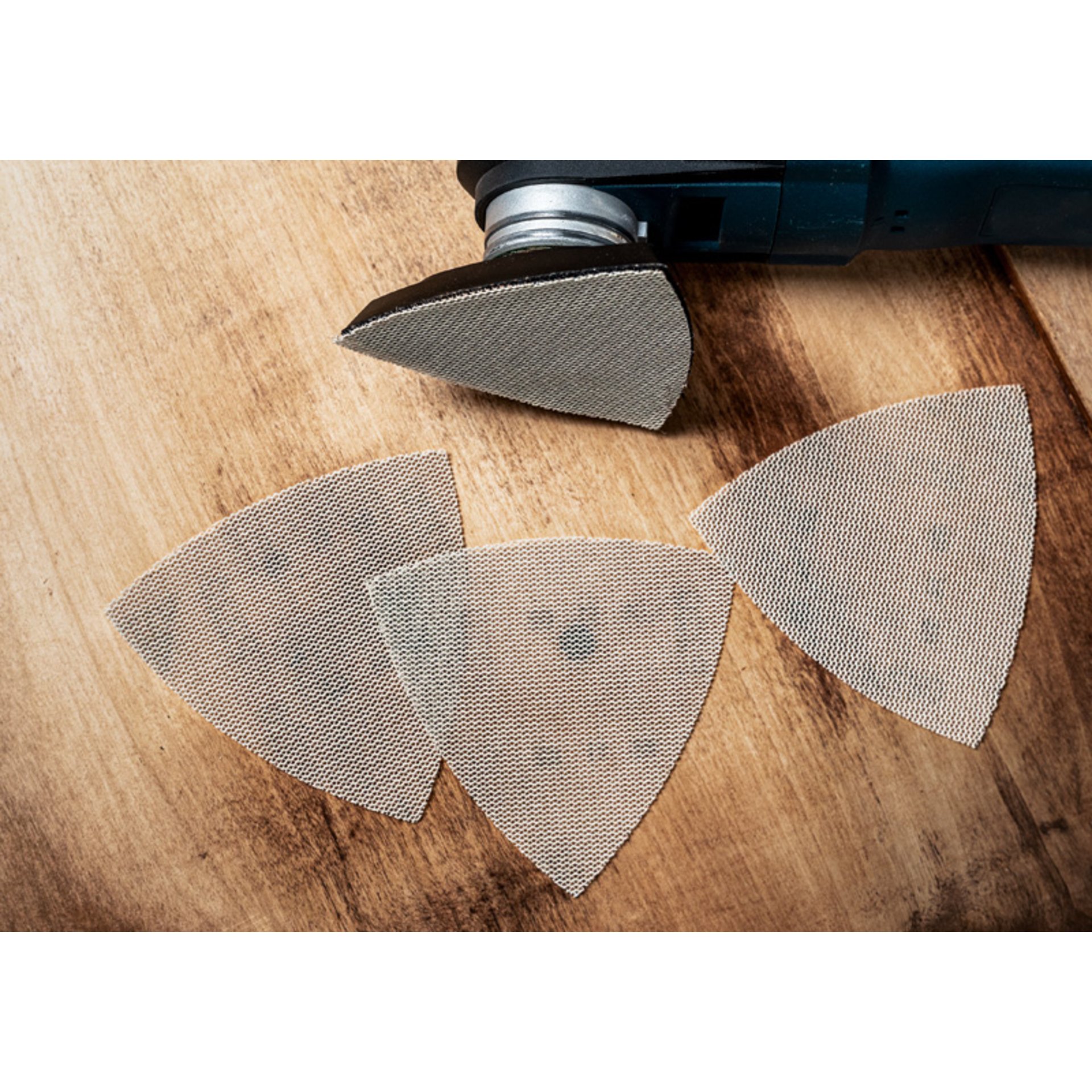 EXPERT C470 Deltaschleifblatt, 93mm, K100, 6 Löcher, 5-tlg.