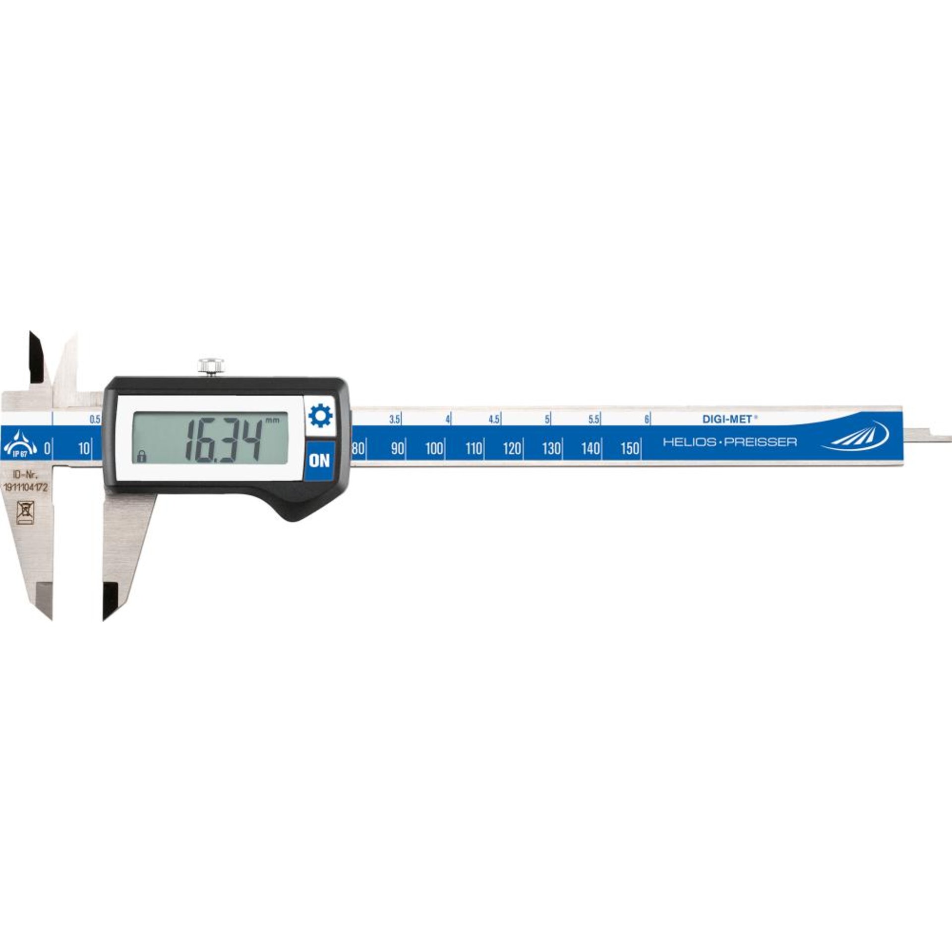 Digi.Taschenmess. IP67 150mm o.Daten.ET HP