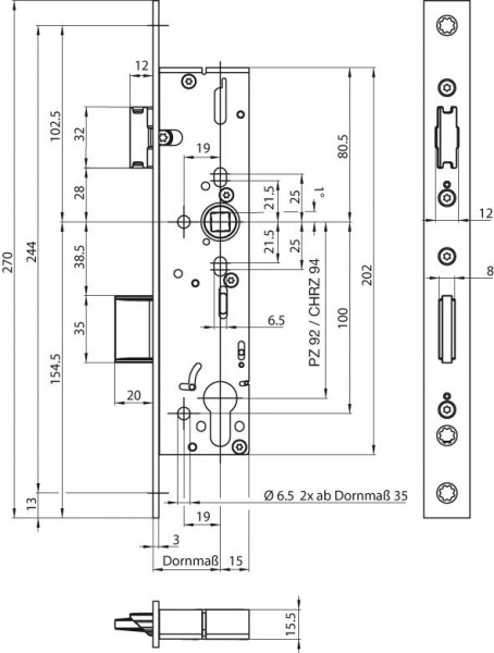 PA-Schl.PZ,40/92/9,24ktg.PAF-E,B-1826,DL-R,ER