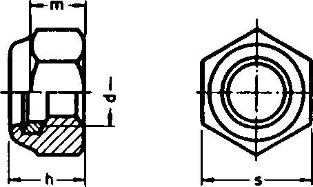 DIN 985 galZn M12 KP E-NORMpro