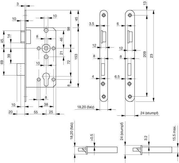 HT-ES,PZ,55/72/8,24ktg, stpf.0415,m.W.DL,NiSilack