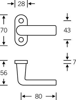 Fensterhalbolive,7mm, 0 34 3402,oval,Alu F1