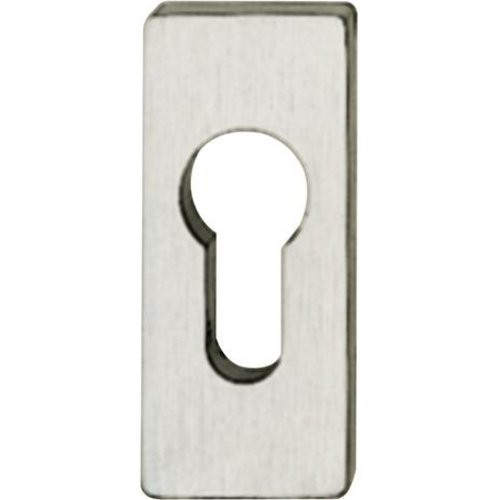 PT-Schlüsselrosette,PZ, 0 171768,eck.Alu+9016weiß