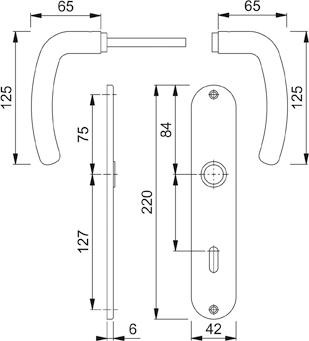 Garnitur SchildE1310Z/302GRT-SST F69 8 OB-72 35-45