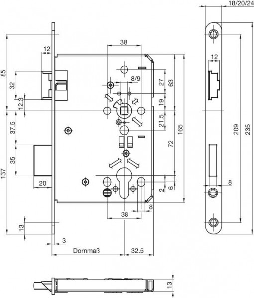 OT-ES,PZ,55/72/8,20 ktg.B-0515,m.W.,DR,NiSi