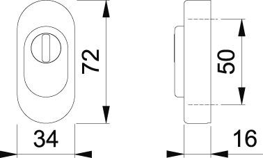 PT-Knopf auf Ros. E55S-ZA STCK-A,PZ,F69