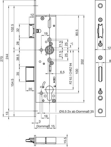 PA-Schl.PZ,40/92/9,24ktg.PAF-B,B-1820,DL,ER