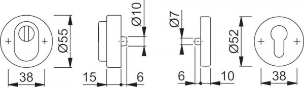 SchutzrosetteE42NSB-ZA/42SPAAR SK0 F69 PZ 60U70