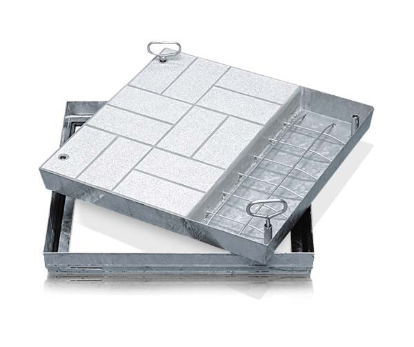 Schachtabdeckung Aluminium 635 x 635 mm